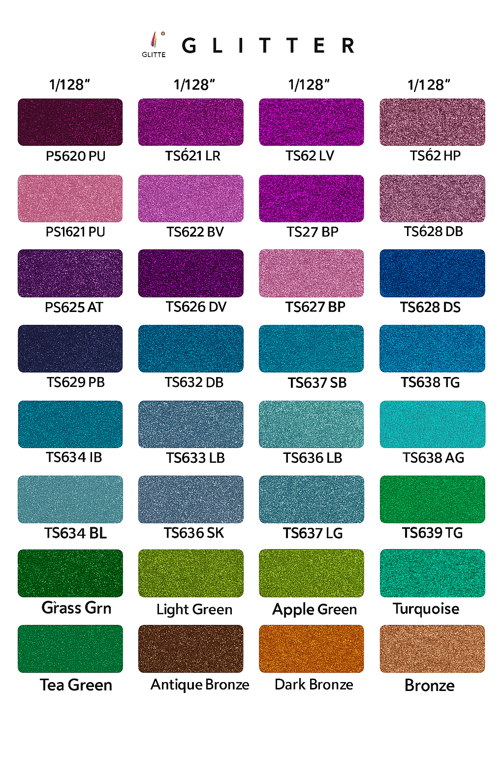 Paint Finishes - Glitter Options