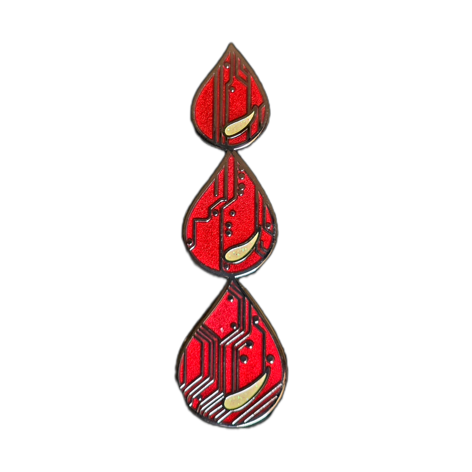 OG Drips Zipper Pull 2 OG Drips enamel zipper pull, the original ZipDrip design, colorway 2