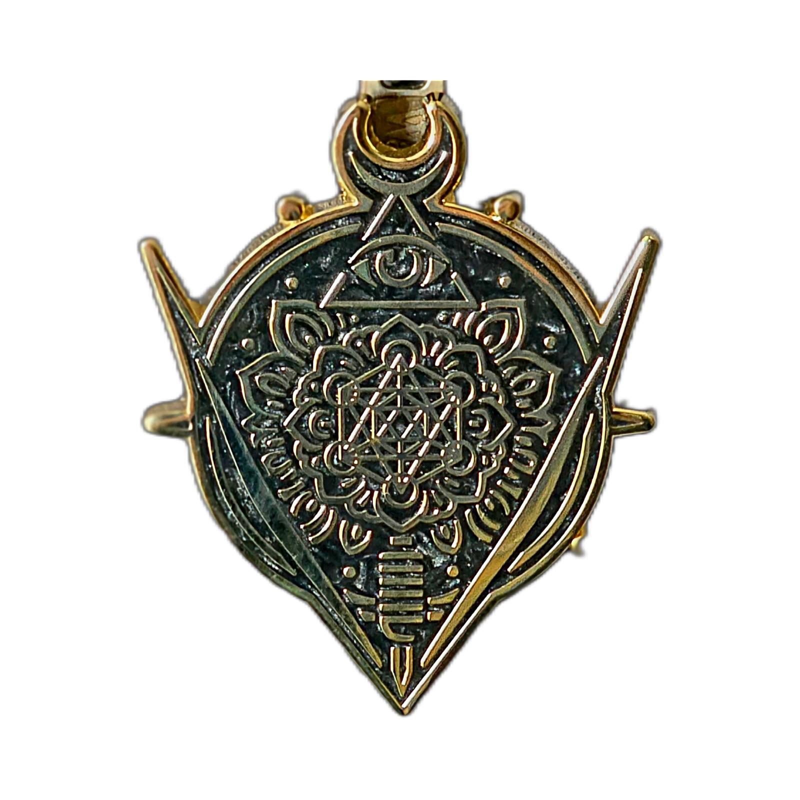 Sacred Drip Zipper Pull 1 Sacred Drip sacred geometry enamel zipper pull, colorway 1
