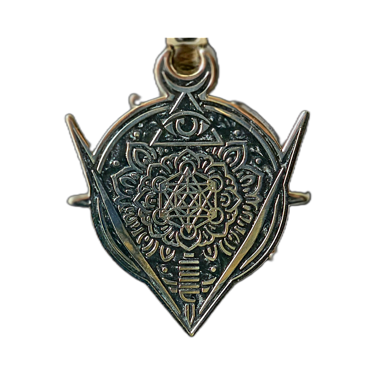 Sacred Drip Zipper Pull 2 Sacred Drip sacred geometry enamel zipper pull, colorway 2